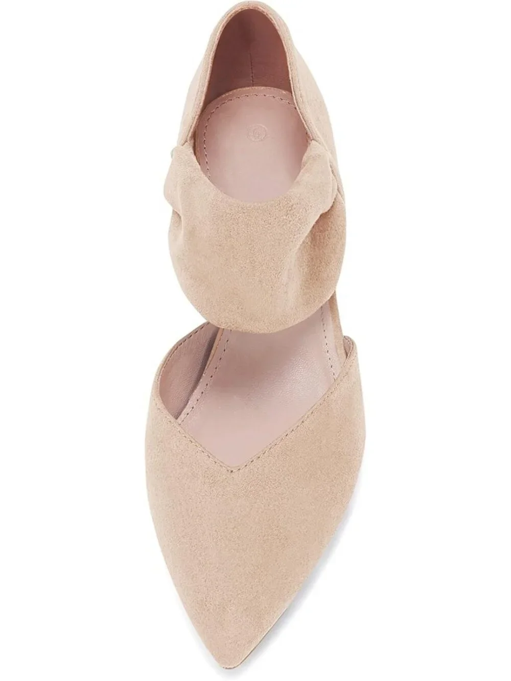 Elegant Ankle Strap Kitten Heel Dress Shoes - Pointed Toe Cutout Pumps for